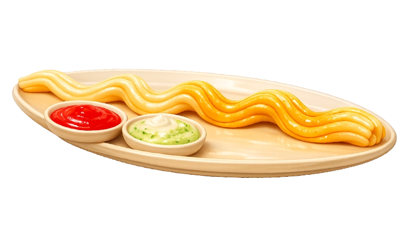 ディップ付き一本麺ヌードル